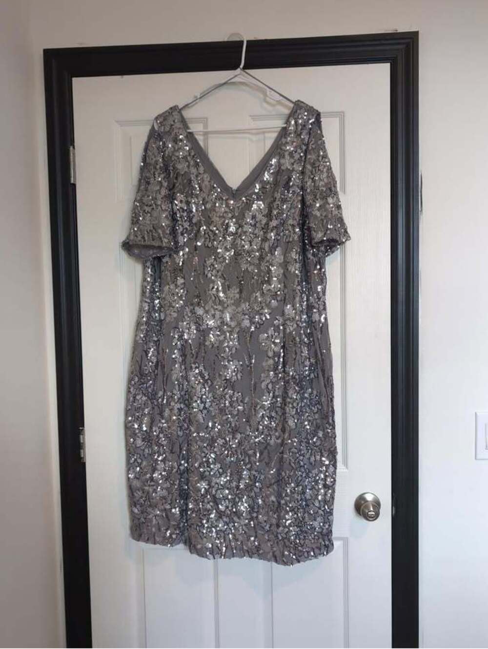 Size 20 silver sequin dress